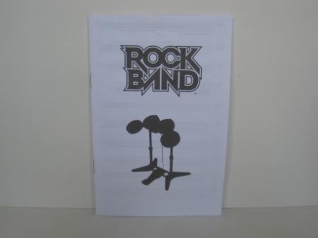 Rock Band Drum Kit Instruction Book - Wii Manual